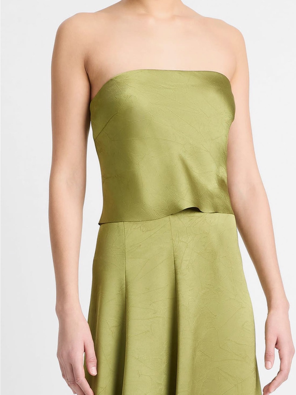 Vince Herbaria Satin Detachable Strap Top - Picture 4 of 4